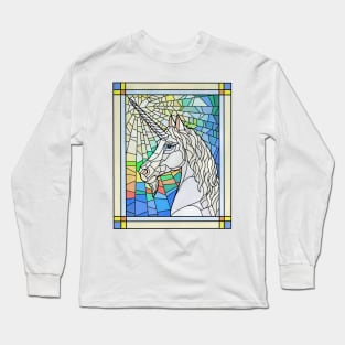 Unicorn In Glass Long Sleeve T-Shirt